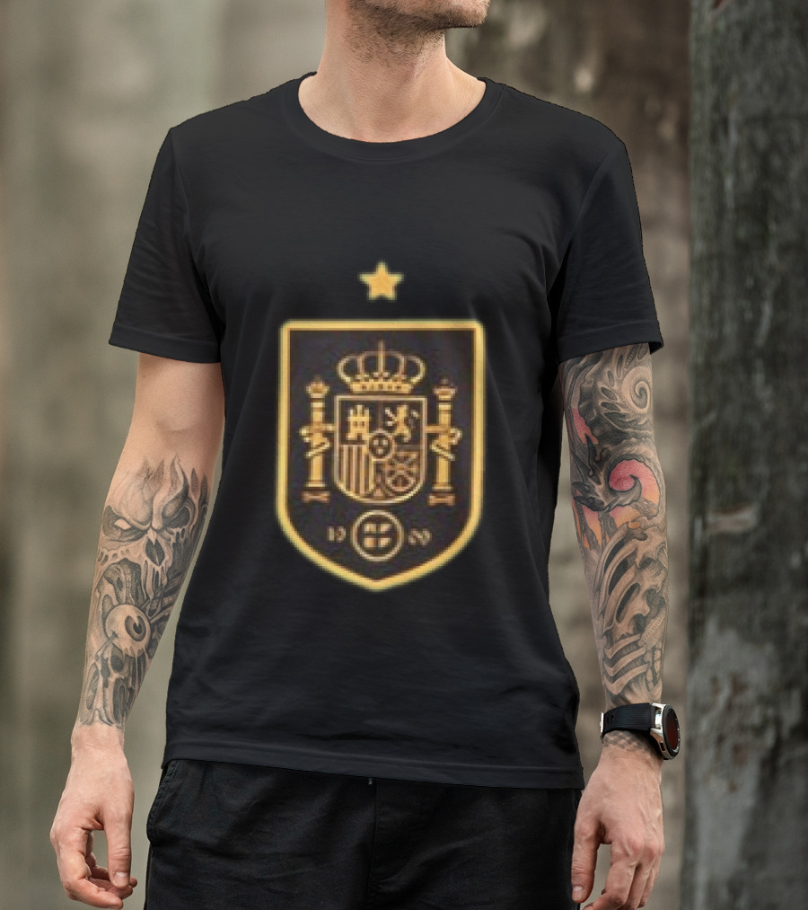 Spain National Team Maroon 1863FC True To Glory Crest T-Shirt