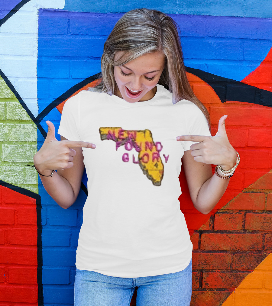 New Found Glory Florida Map You've Gotta Try Do What It Takes To Give Yourself A Break T-Shirt