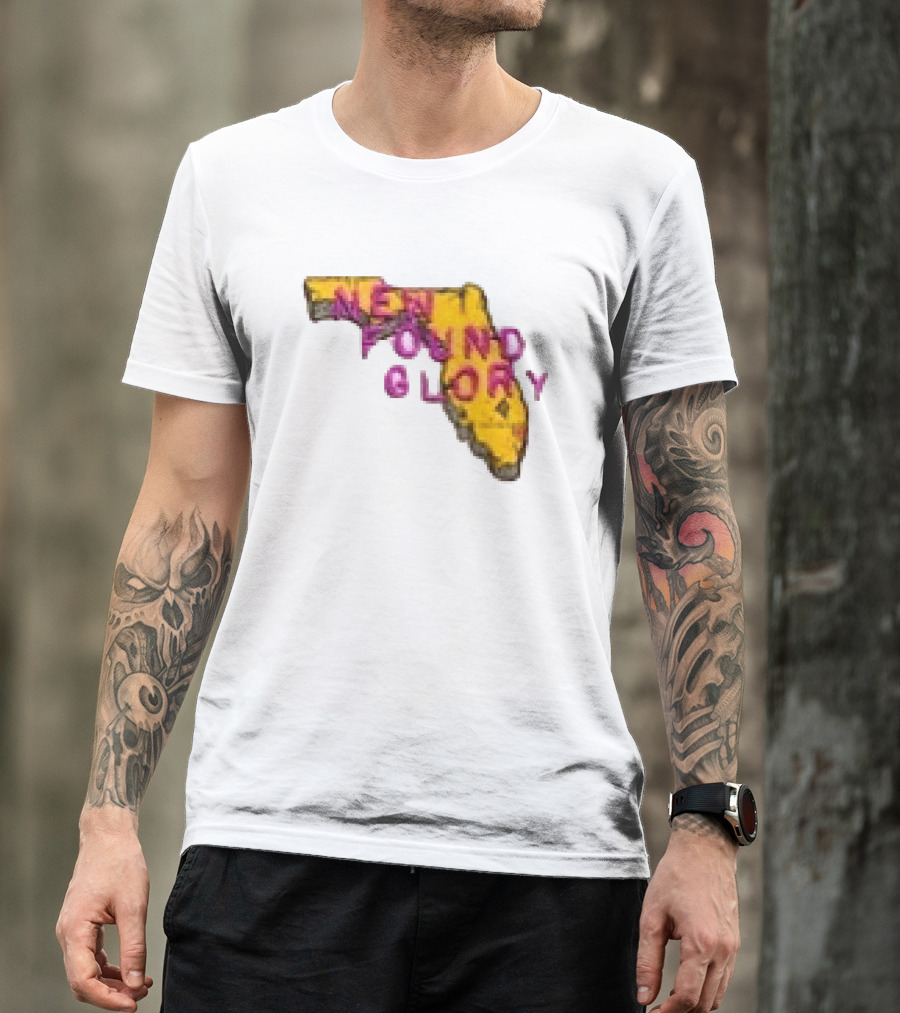 New Found Glory Florida Map You've Gotta Try Do What It Takes To Give Yourself A Break T-Shirt
