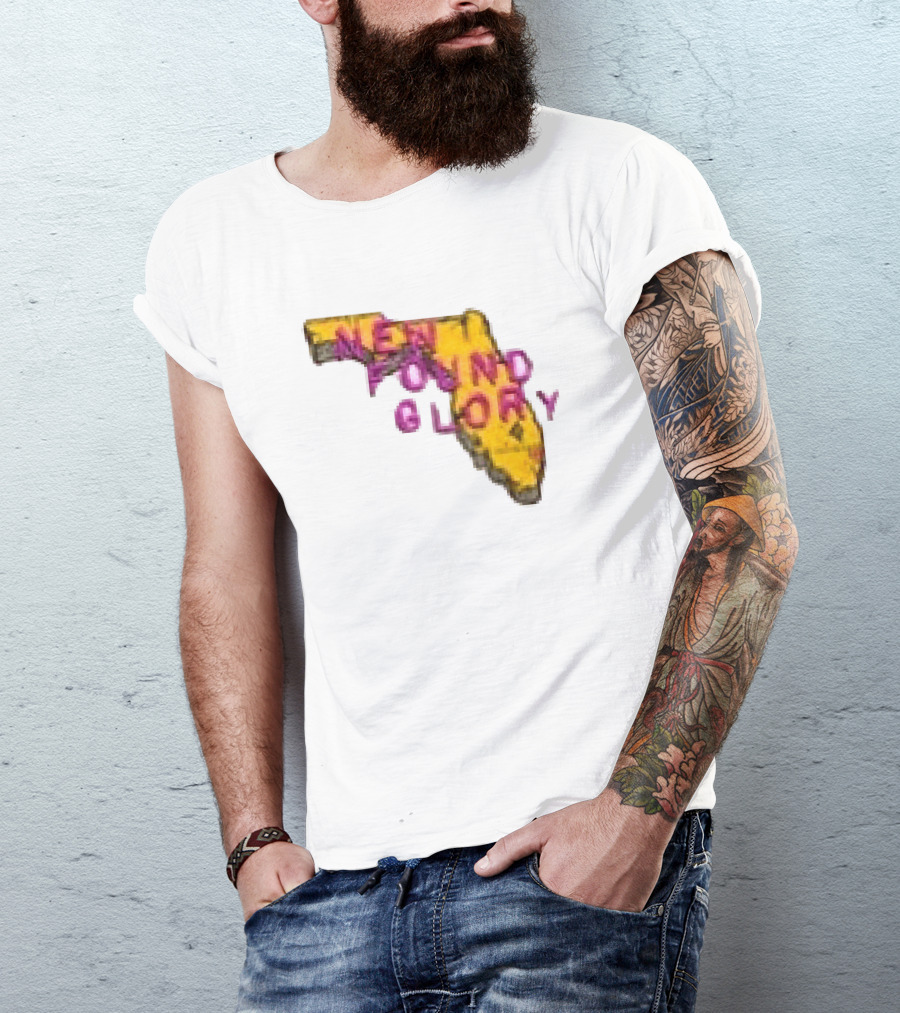 New Found Glory Florida Map You've Gotta Try Do What It Takes To Give Yourself A Break T-Shirt