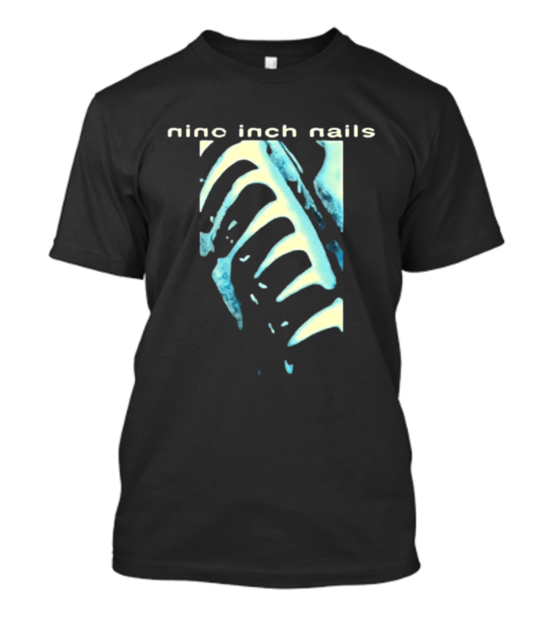 Nine Inch Nails Ribcage Watercolor Noize Machine T-Shirt
