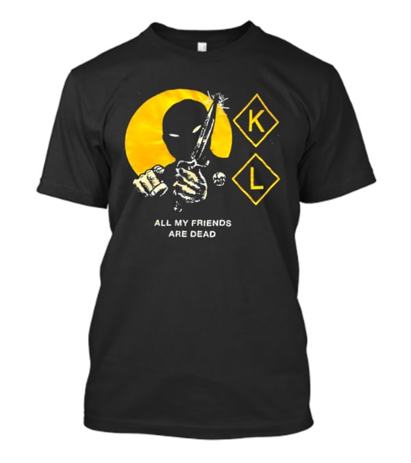 Knocked Loose K L All My Friends Are Dead Knife Fist T-Shirt