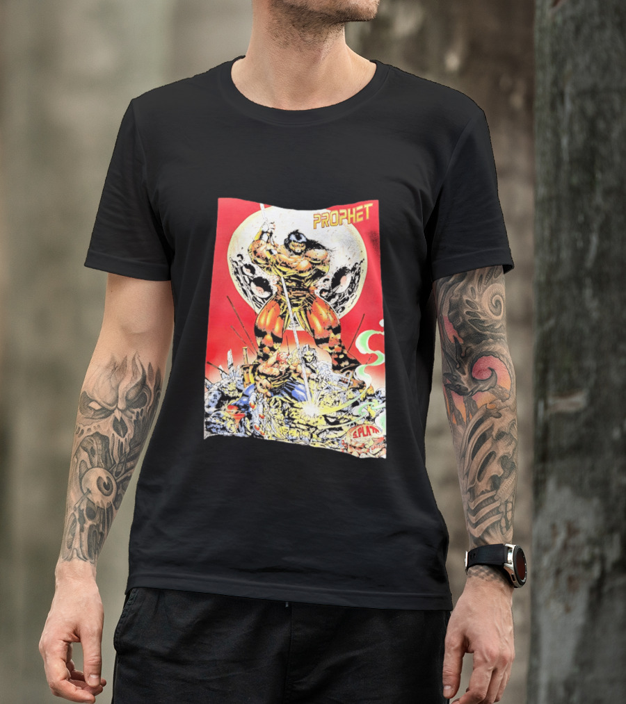 Prophet Comic SPLAT Comics Moon Battle Scene Cover T-Shirt
