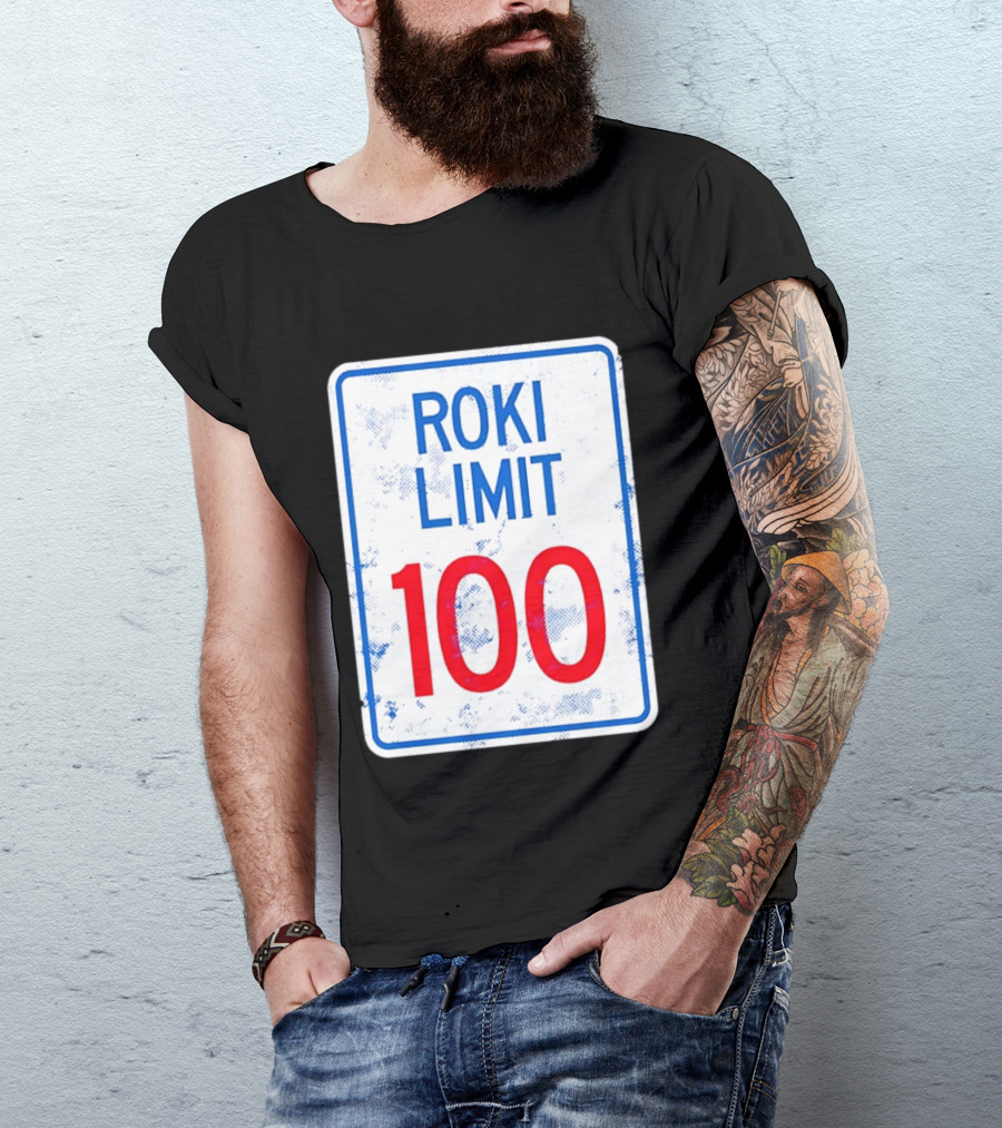 Roki Sasaki Speed Limit 100 Dodgers T-Shirt
