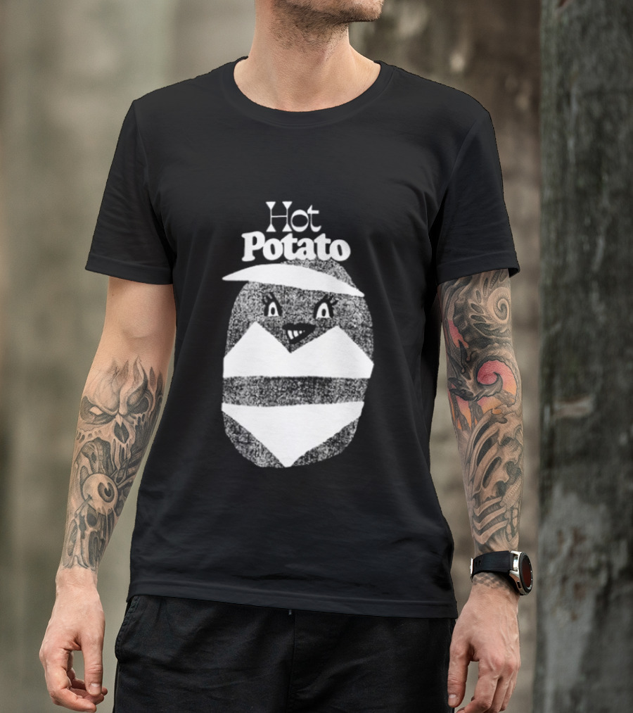 This Might Get Weird Hot Potato Cartoon Style Textured Potato T-Shirt