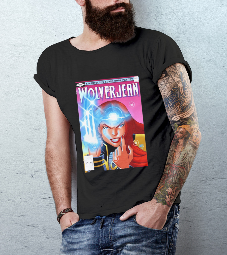 Wolverjean A Marvelous Comic Book Parody Cover 97 Cents T-Shirt