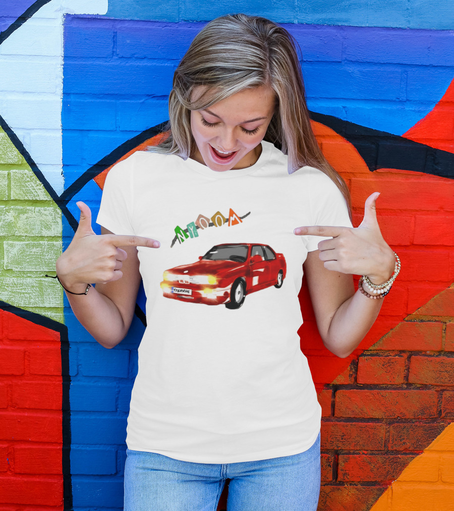BMW E30 M3 Nyoom Drift Car Adventure T-Shirt