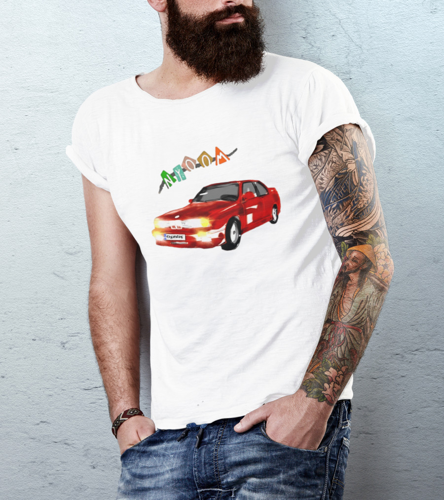 BMW E30 M3 Nyoom Drift Car Adventure T-Shirt