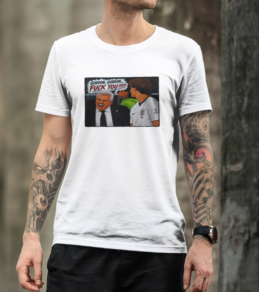 Gordon Gordon Fuck You England Football Meme Comic T-Shirt