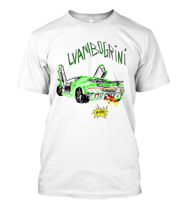 Lvambogrini Urdomo Sports Car Lamborghini Drawing T-Shirt