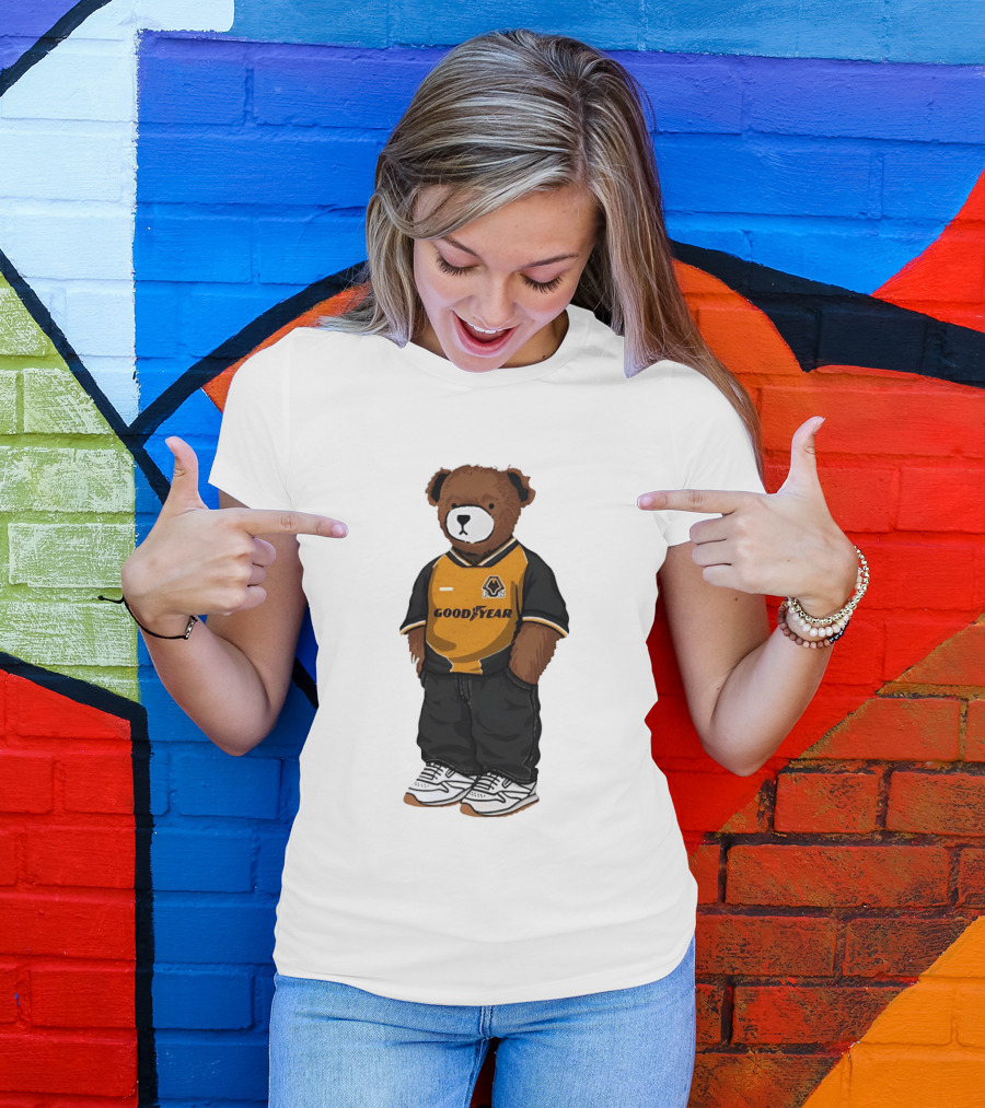 Wolverhampton Wanderers Goodyear Jersey Bear T-Shirt
