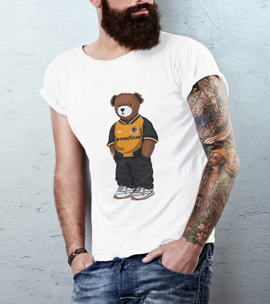 Wolverhampton Wanderers Goodyear Jersey Bear T-Shirt