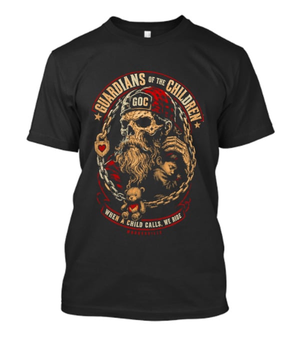 Guardians Of The Children GOC When A Child Calls We Ride Mooresville T-Shirt