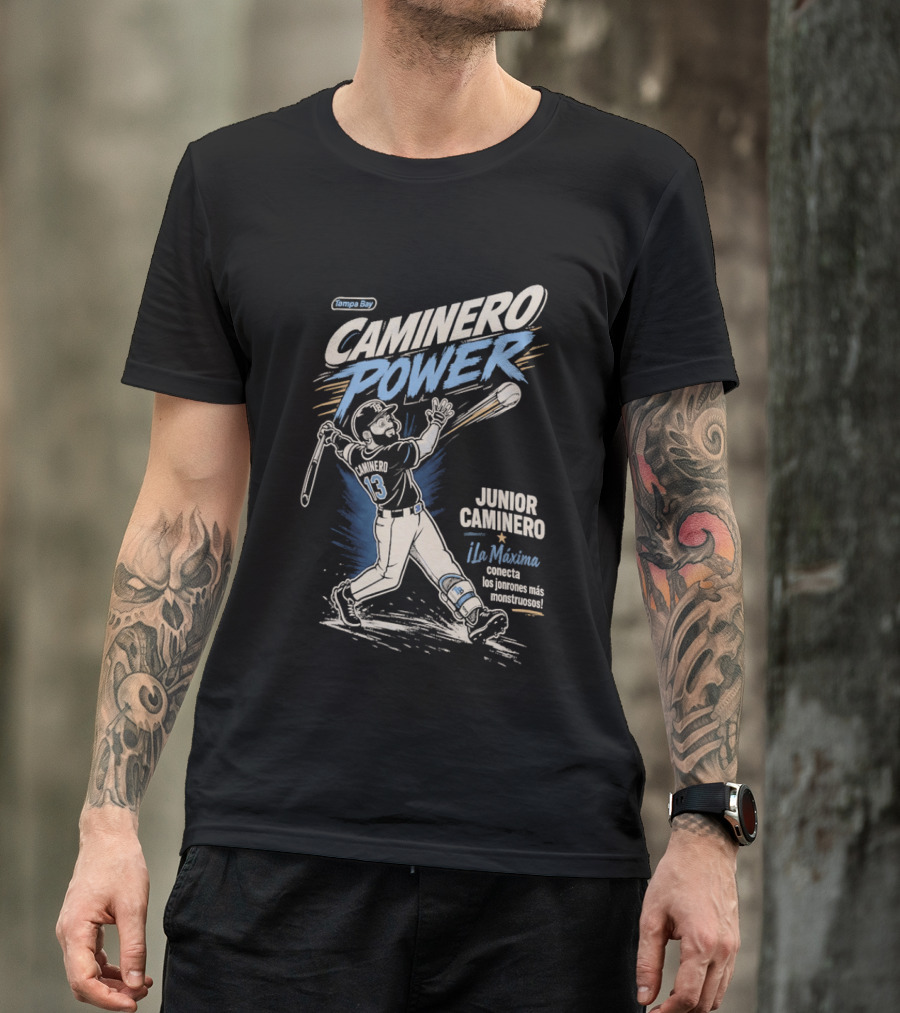 Caminero Power Junior Caminero La Máquina Maximum Home Run T-Shirt