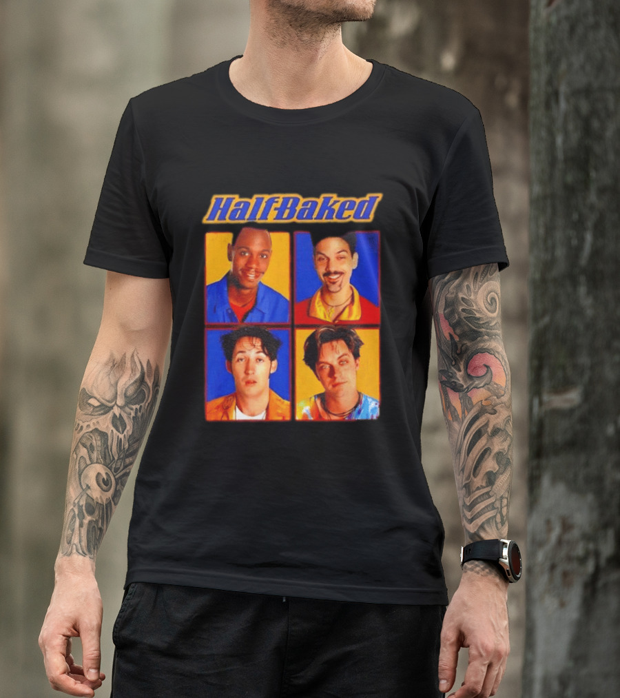 Half Baked Movie Characters Block T-Shirt