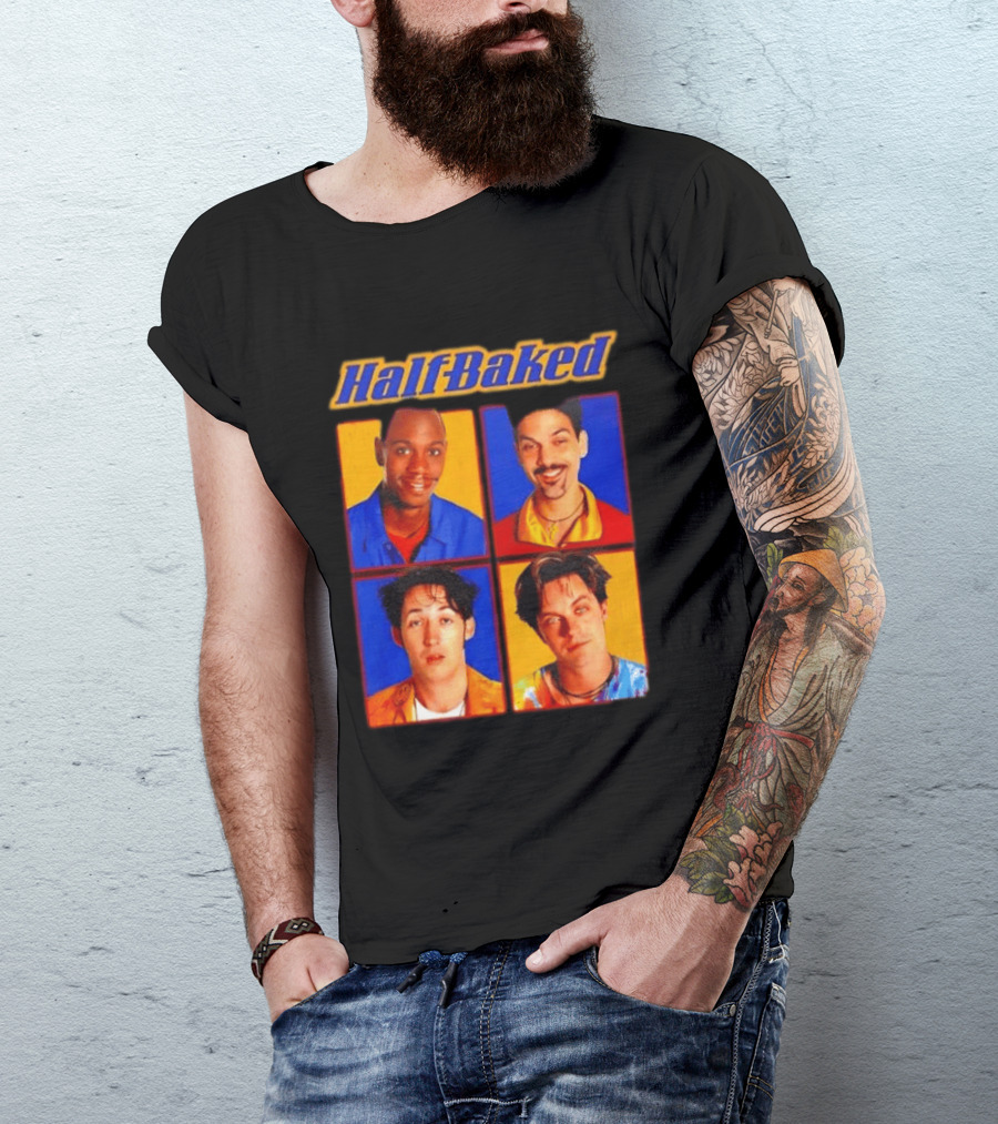 Half Baked Movie Characters Block T-Shirt