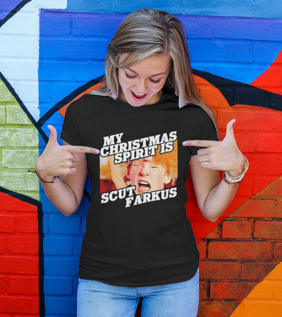 A Christmas Story My Christmas Spirit Is Scut Farkus T-Shirt