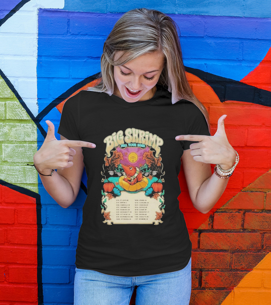 Big Shrimp Fall Tour 2026 Dates T-Shirt