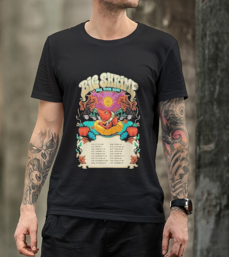 Big Shrimp Fall Tour 2026 Dates T-Shirt