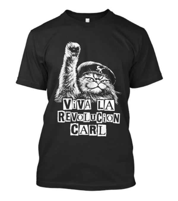 Viva La Revolucion Carl Cat Dungeon Crawler Carl T-Shirt