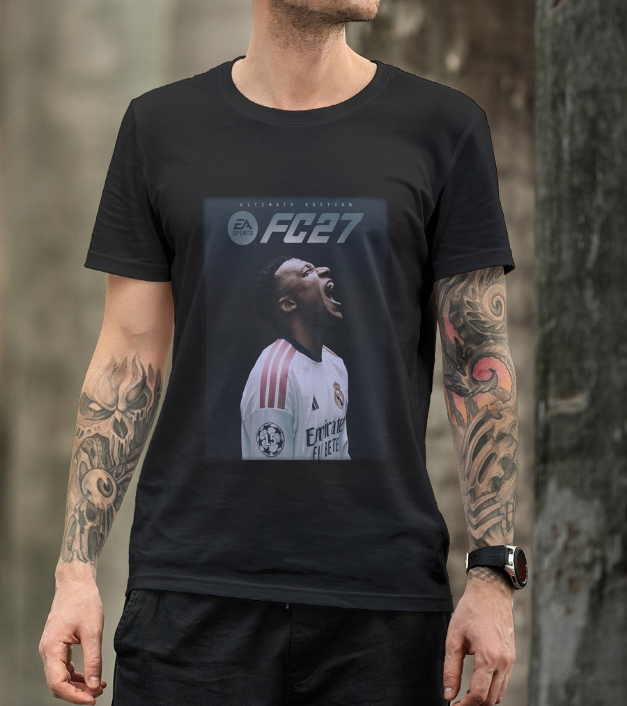 EA Sports FC 27 Ultimate Edition Kylian Mbappé Real Madrid Fútbol Club 2023 T-Shirt