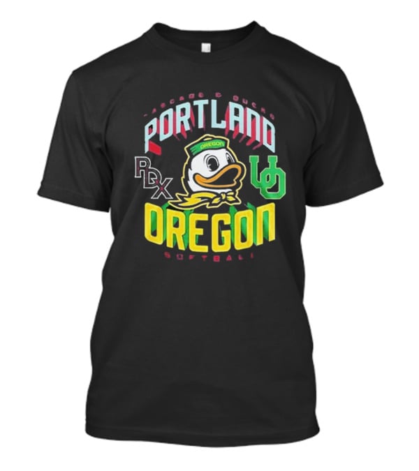 Portland PDX Cascade Ducks Oregon Softball 2026 T-Shirt