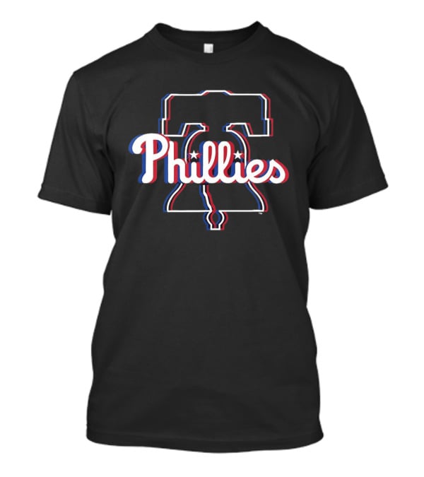 Philadelphia Phillies 2026 MLB Glitch Liberty Bell T-Shirt
