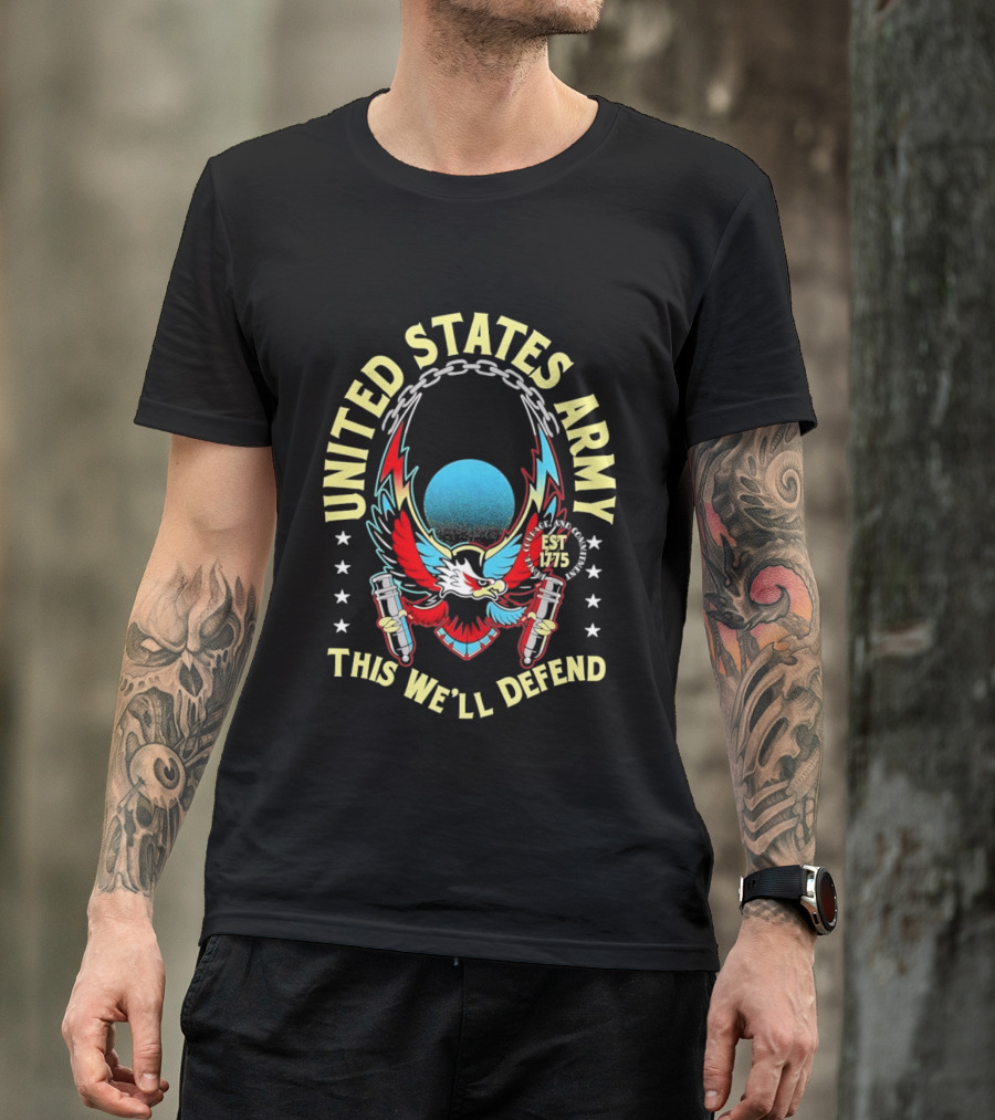 United States Army This We'll Defend Eagle Est 1775 T-Shirt