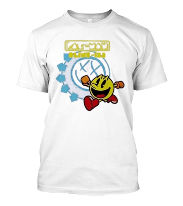 Pac Man Blink 182 Band Crossover Collaborative T-Shirt