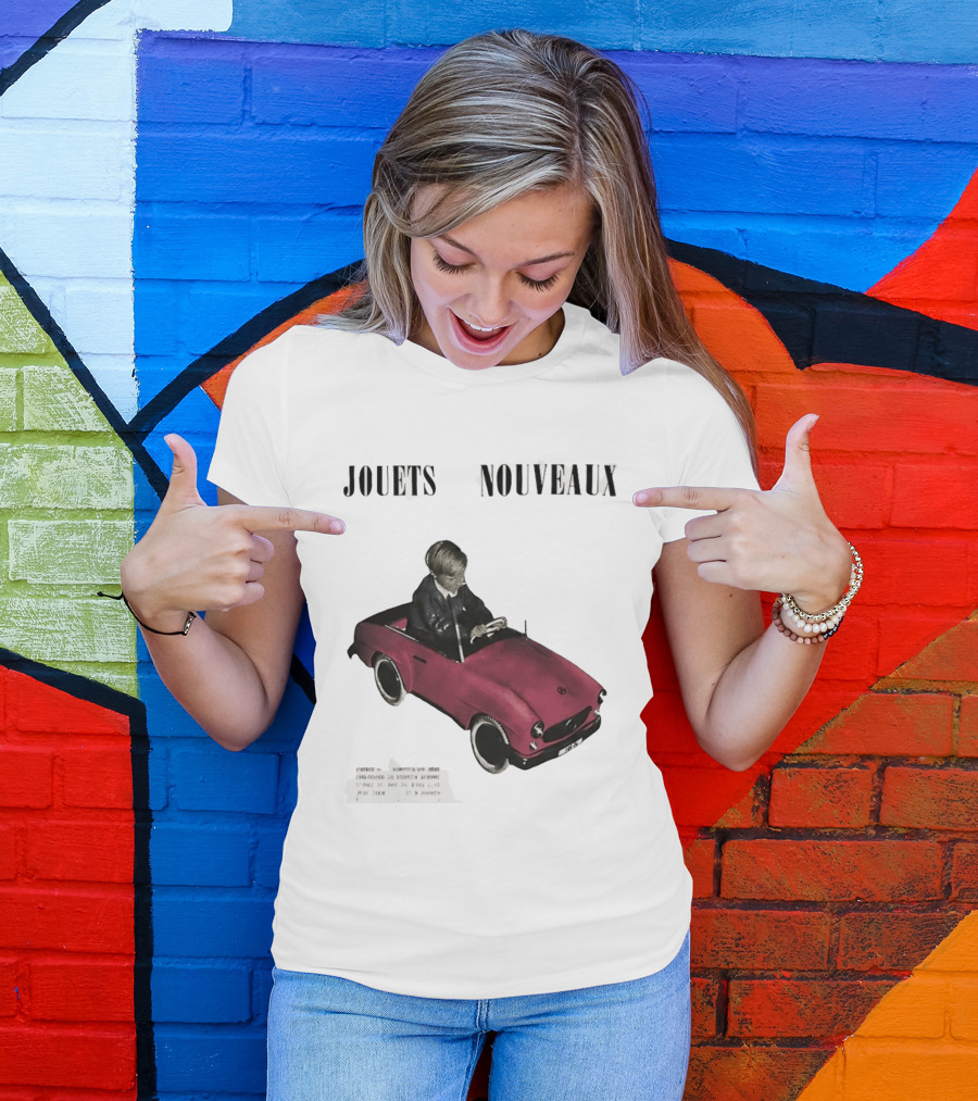 Jouets Nouveaux Vintage Car Child Paris Image T-Shirt