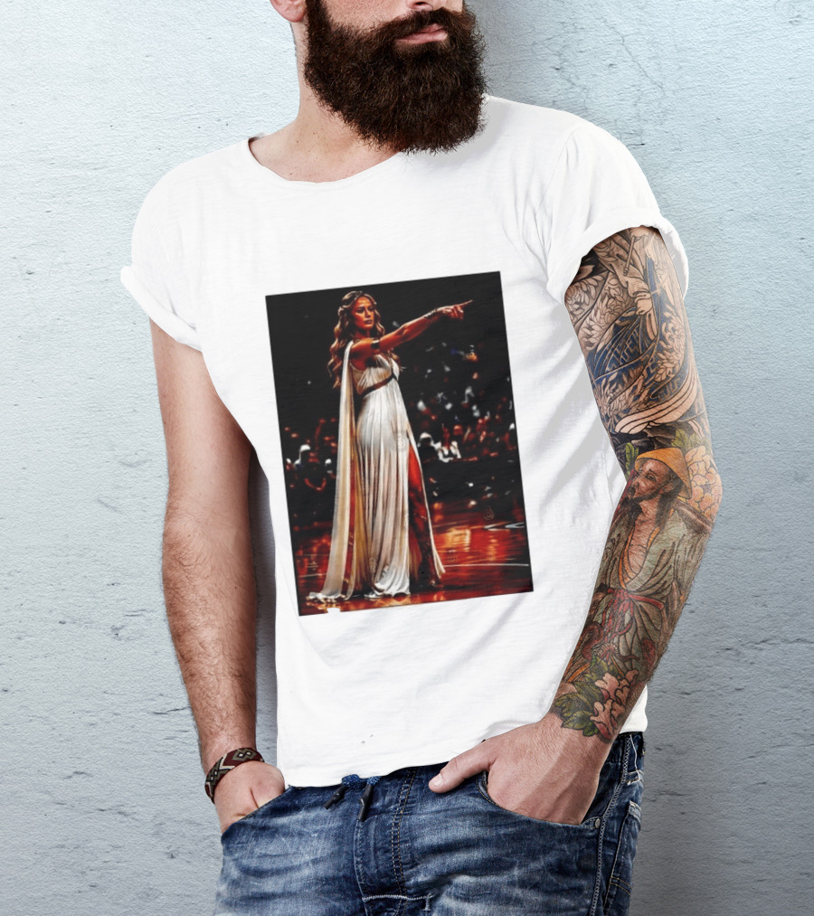 Sophia Cunningham WNBA Goddess Pointing Her Finger Basketball Victory Empowerment T-Shirt