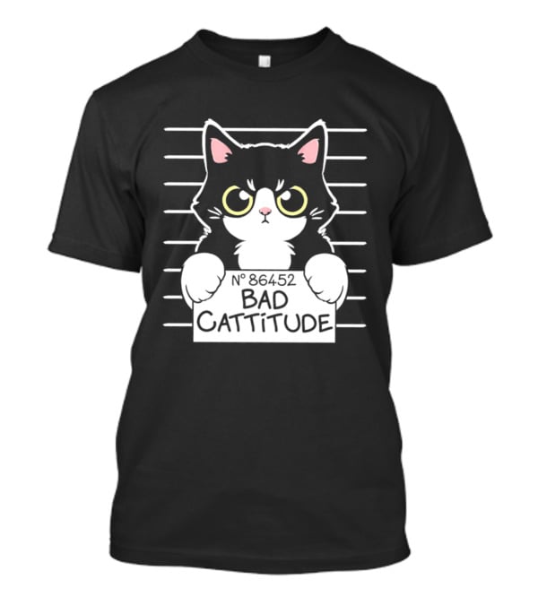 Bad Cattitude Cat Shot N° 35452 T-Shirt