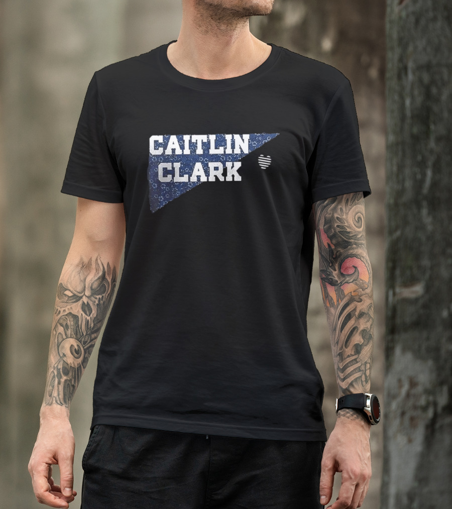 Indiana Fever Caitlin Clark Number 22 Limited Edition Football Caitlin Clark Text Heart T-Shirt