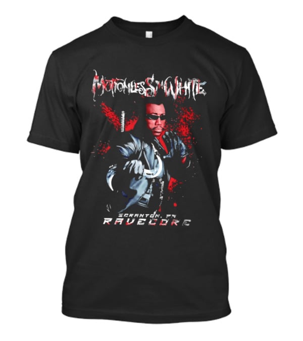 Motionless In White Blood Rave Scranton PA Ravecore T-Shirt