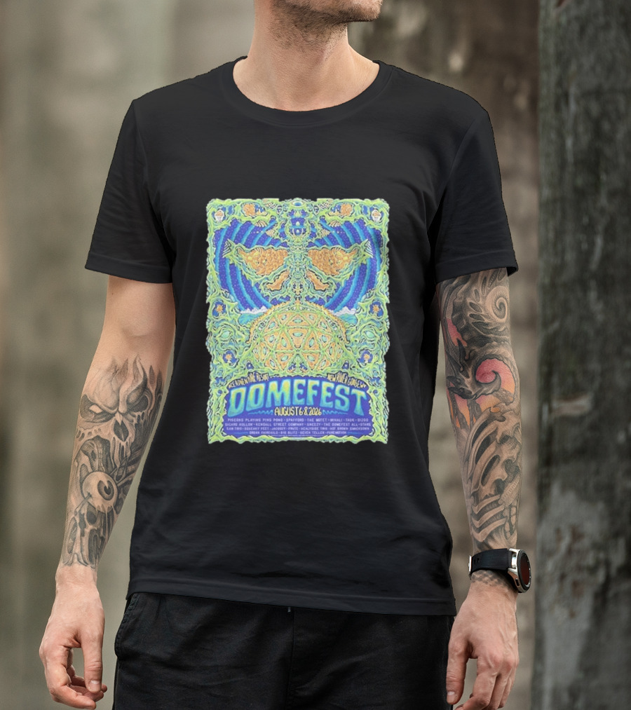 Domefest Line Up At ACE Adventure Resort In New River Gorge West Virginia On August 6 8 2026 T-Shirt
