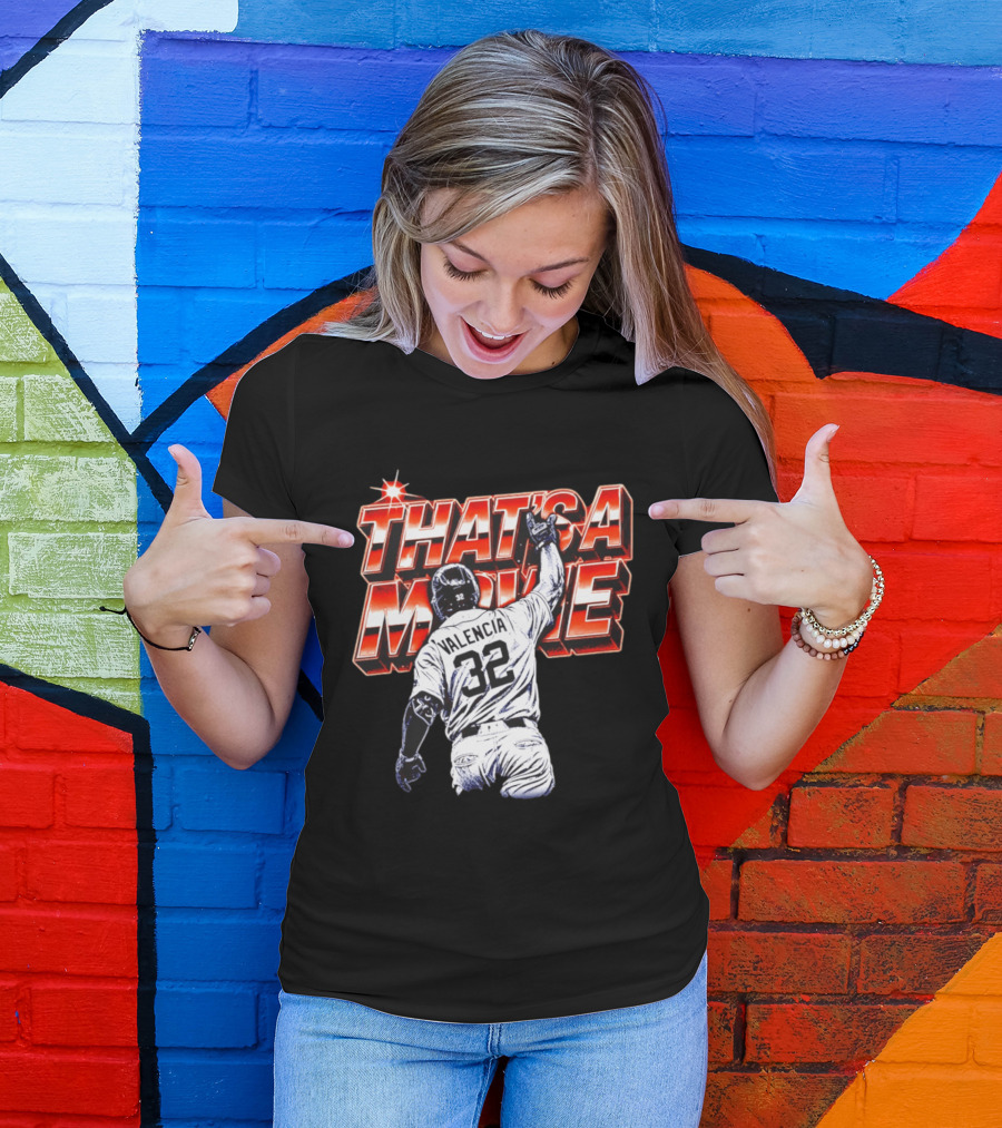 Eduardo Valencia 32 Detroit Tigers That's A Movie T-Shirt