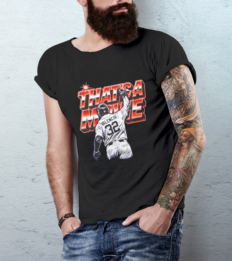 Eduardo Valencia 32 Detroit Tigers That's A Movie T-Shirt