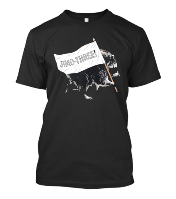 Jimothy Raccoon Seattle Storm Jimo Three Flag T-Shirt