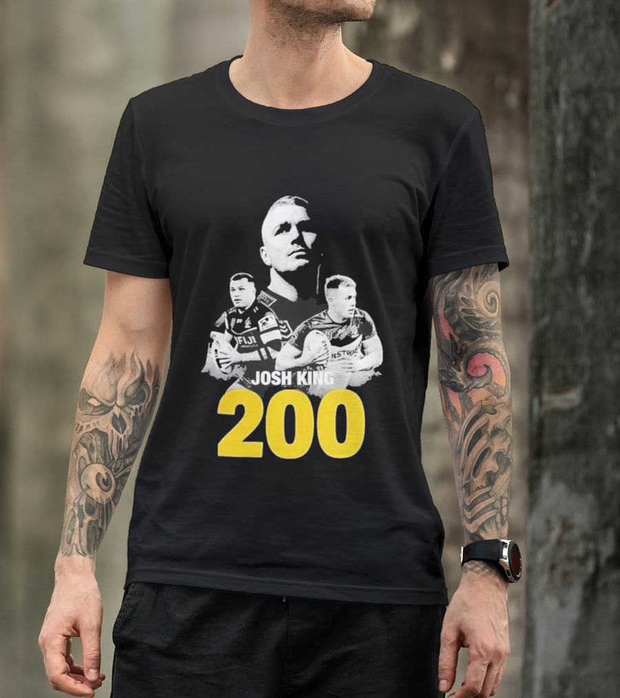 Josh King 200 Rugby Milestone T-Shirt