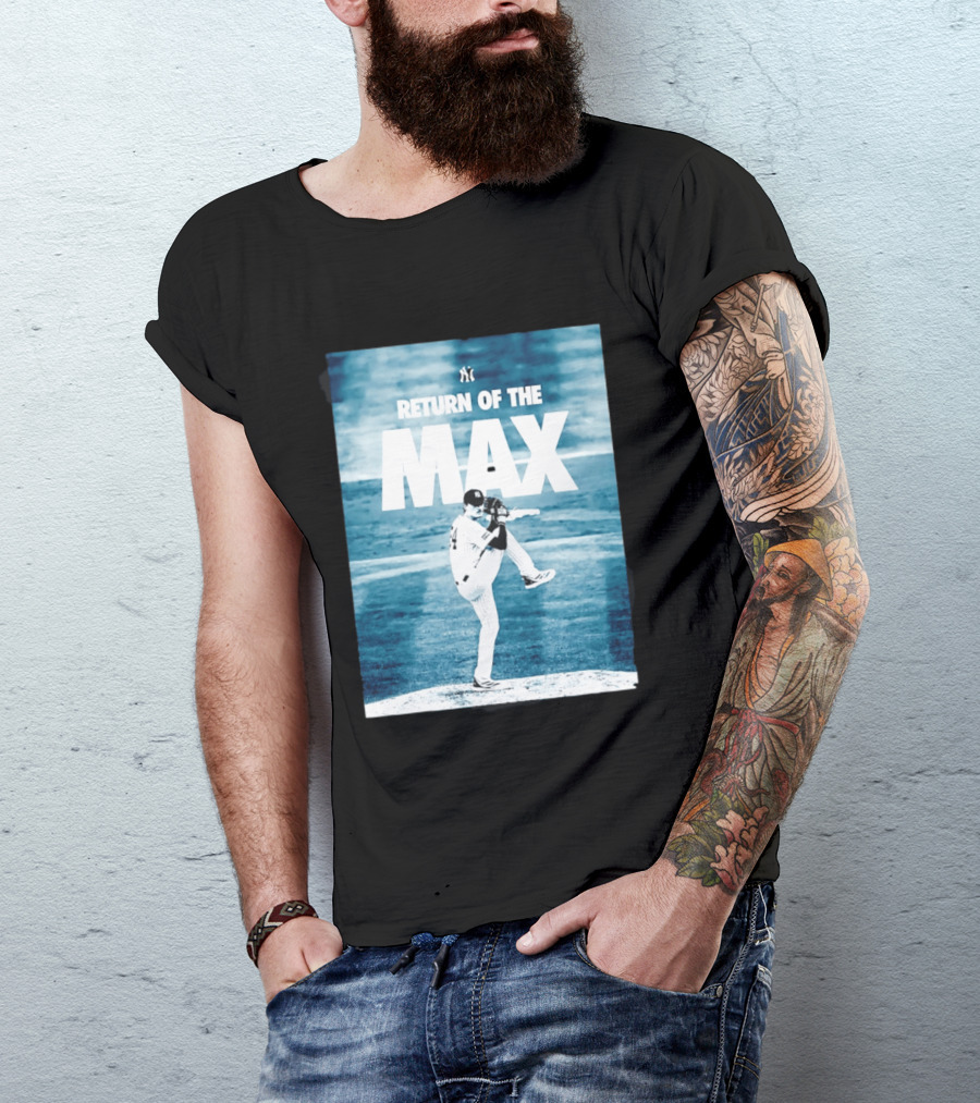 Return Of The Max Fried New York Yankees 54 MLB Pitching Action T-Shirt