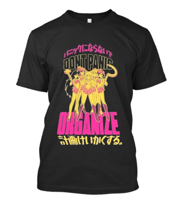 Sailor Moon Don't Panic Organize Japanese T-Shirt