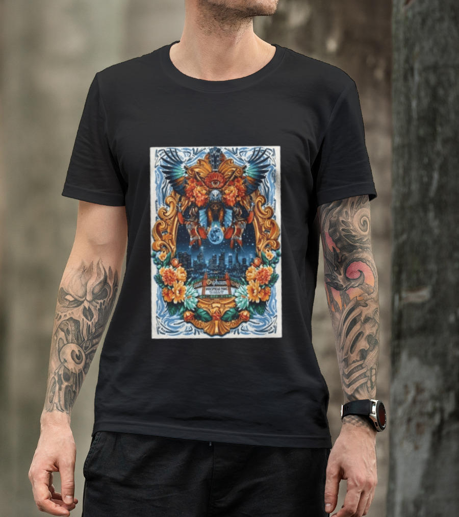 Widespread Panic Orpheum Theatre Los Angeles July 23 25 2026 Tour Vibrant Ornate T-Shirt