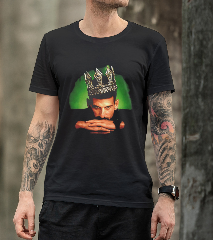 Wimbledon 2026 Novak Djokovic King/Iconic Tennis Champion T-Shirt