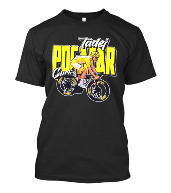 Tadej Pogačar Cyclist Colnago Yellow Jersey T-Shirt