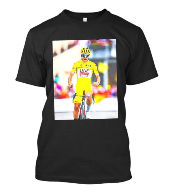 Tadej Pogačar UAE Team Emirates Tour De France Victory Moment T-Shirt