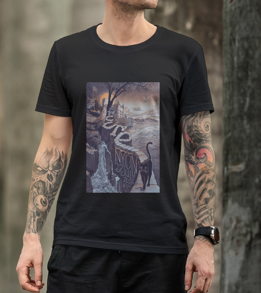 The Cure Paléo Festival Nyon 23 July 2026 Cat And Castle Scenic Pathway T-Shirt