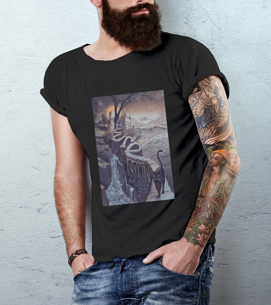 The Cure Paléo Festival Nyon 23 July 2026 Cat And Castle Scenic Pathway T-Shirt