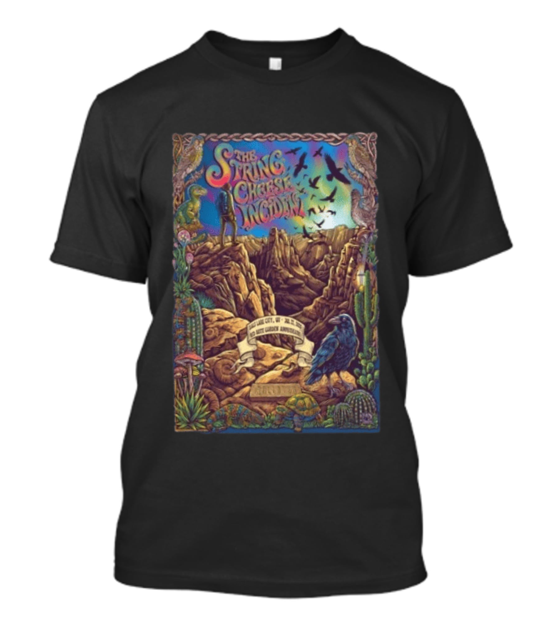 The String Cheese Incident Salt Lake City UT 7 22 2026 Red Butte Garden Amphitheatre T-Shirt