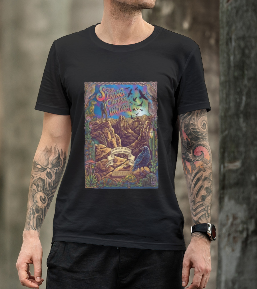 The String Cheese Incident Salt Lake City UT 7 22 2026 Red Butte Garden Amphitheatre T-Shirt