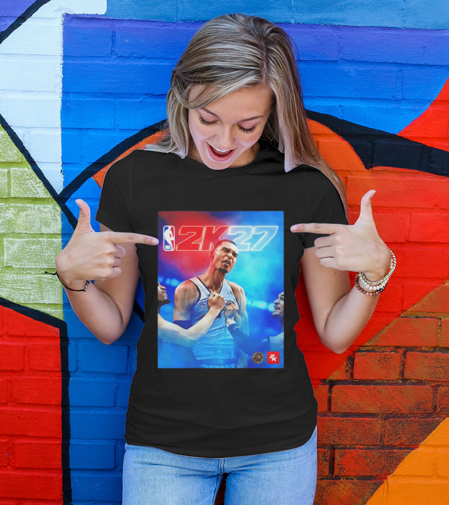NBA 2K27 Victor Wembanyama San Antonio Spurs T-Shirt